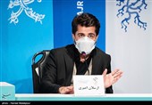 ارسلان امیری کارگردان در نشست خبری فیلم زاوالا - سی و نهمین جشنواره فیلم فجر