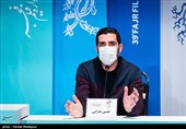 حسین دارابی کارگردان در نشست خبری فیلم مصلحت - سی و نهمین جشنواره فیلم فجر
