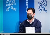 محمد برادران مدیر جلوه‌های ویژه بصری در نشست خبری فیلم منصور - سی و نهمین جشنواره فیلم فجر