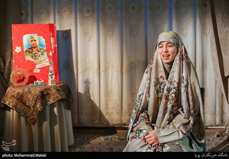 دختر شهید سعید انصاری