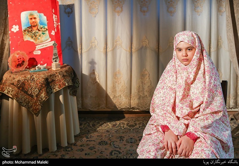 دختر شهید سعید انصاری