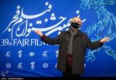 سیاوش چراغی پور بازیگر فیلم گیج‌گاه در سی و نهمین جشنواره فیلم فجر