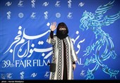 آیدا پناهنده کارگردان فیلم تی تی در سی و نهمین جشنواره فیلم فجر