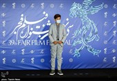 میلاد صویلاوی بازیگر فیلم یدو در سی و نهمین جشنواره فیلم فجر