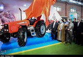 آیین افتتاح خط تولید دو نوع تراکتور جدید در شرکت تراکتورسازی تبریز