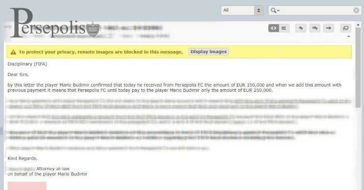 تیم فوتبال پرسپولیس , ماریو بودیمیر ,