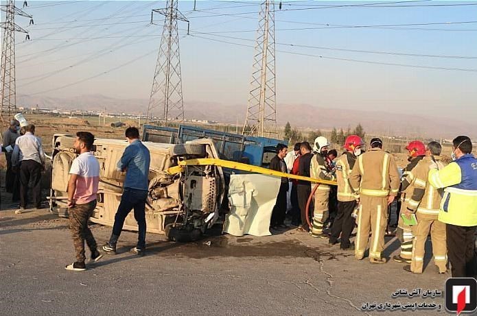 پلیس راهور | پلیس راهنمایی و رانندگی , آتش‌نشانی , سازمان آتش‌نشانی تهران , حوادث , اورژانس , 