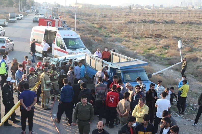 پلیس راهور | پلیس راهنمایی و رانندگی , آتش‌نشانی , سازمان آتش‌نشانی تهران , حوادث , اورژانس , 