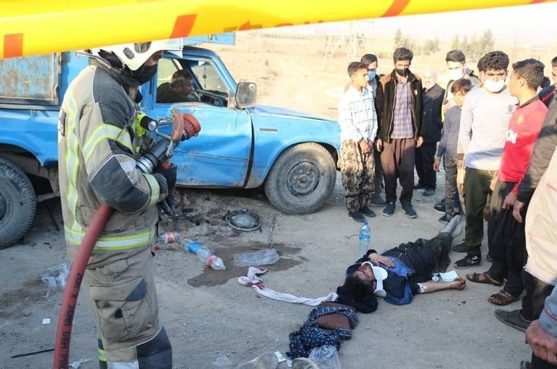 پلیس راهور | پلیس راهنمایی و رانندگی , آتش‌نشانی , سازمان آتش‌نشانی تهران , حوادث , اورژانس , 