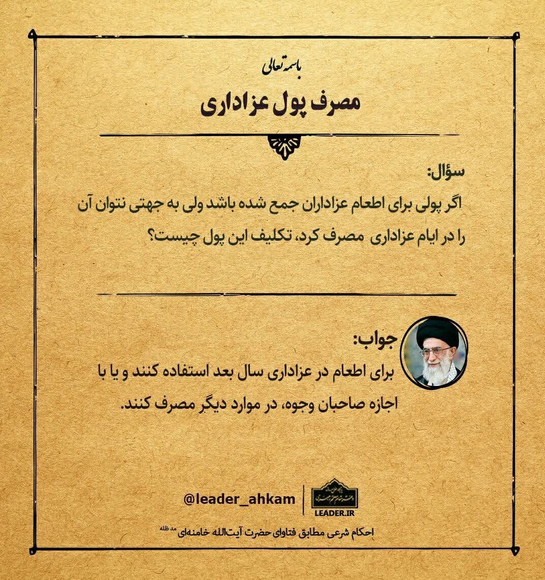 رهبر , آیت الله خامنه‌ ای , احکام دینی , 
