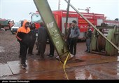 ریزش بخشی از معدن مگنز روستای ونارچ قم
