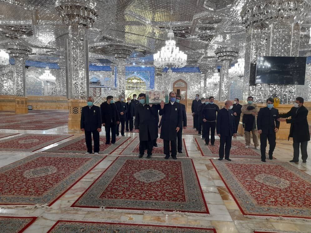 شهید , کمیته جستجوی مفقودین ستاد کل نیروهای مسلح , مشهد مقدس , حرم امام رضا(ع) , تشییع شهدا , 