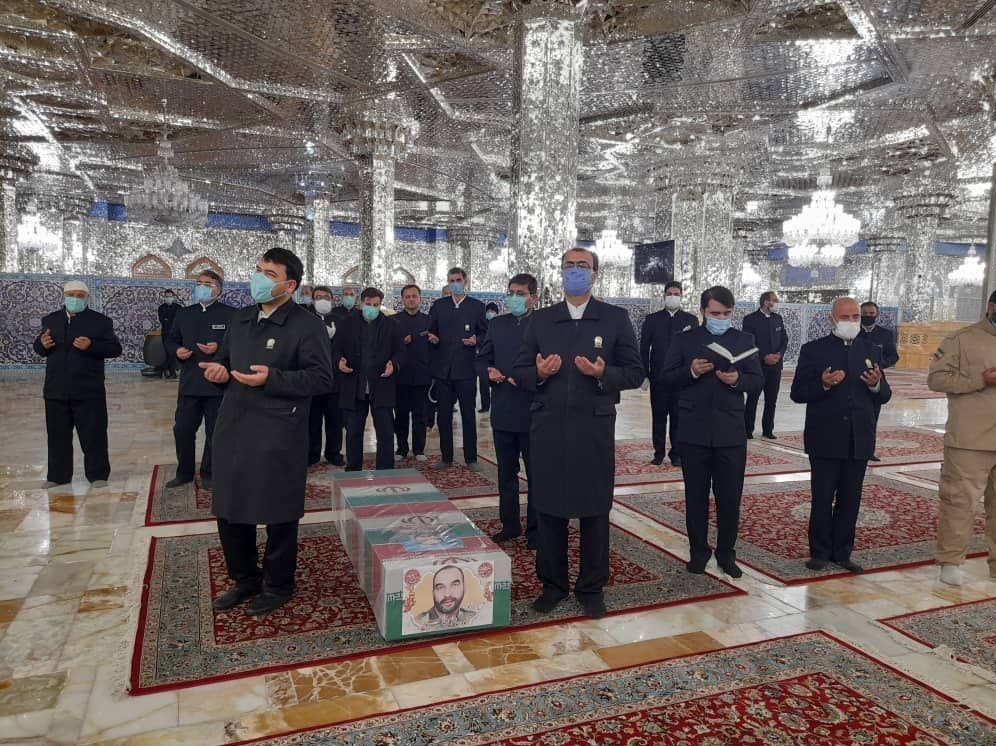 شهید , کمیته جستجوی مفقودین ستاد کل نیروهای مسلح , مشهد مقدس , حرم امام رضا(ع) , تشییع شهدا , 