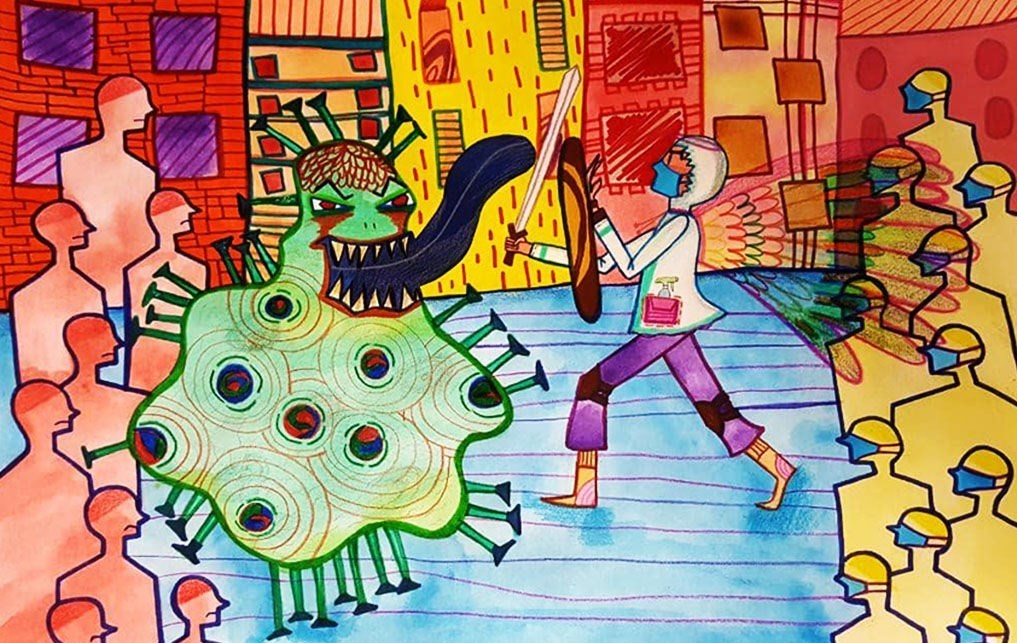 عکاسی , نقاشی , هنرهای تجسمی , کانون پرورش فکری , بهداشت و درمان , کرونا ,