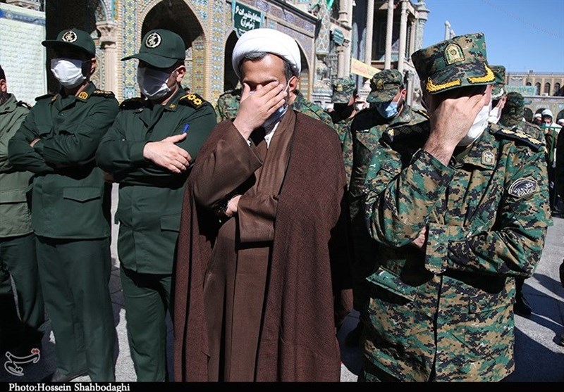 تشییع شهدای تفحص در قم