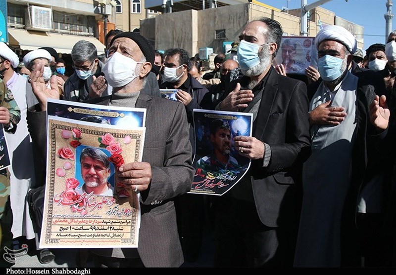 تشییع شهدای تفحص در قم