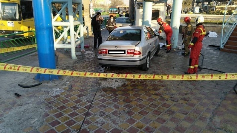 حوادث جادهای , آتشنشانی , سازمان آتشنشانی تهران , اورژانس ,