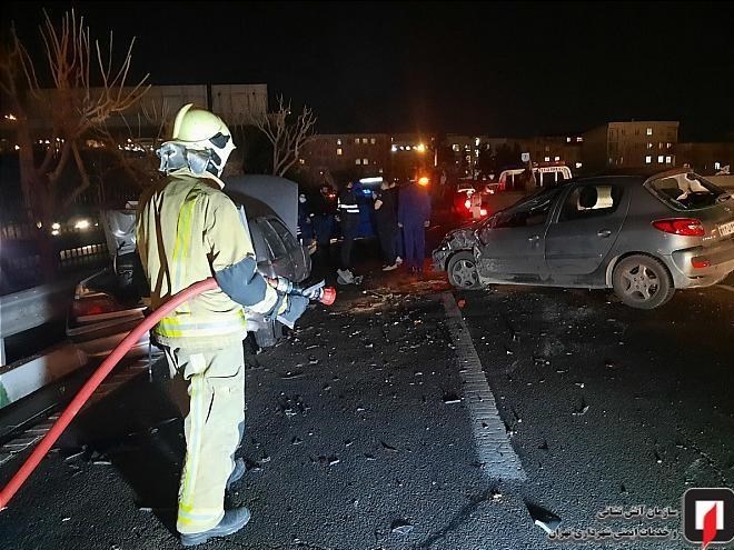 آتش‌نشانی , سازمان آتش‌نشانی تهران , پلیس راهور | پلیس راهنمایی و رانندگی , اورژانس , 