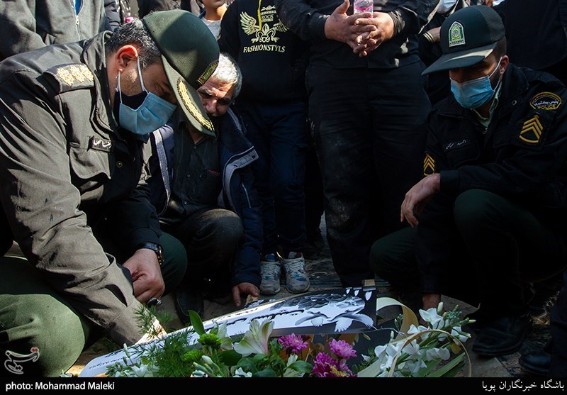 تشییع پیکر ستوان دوم جواد رضائی