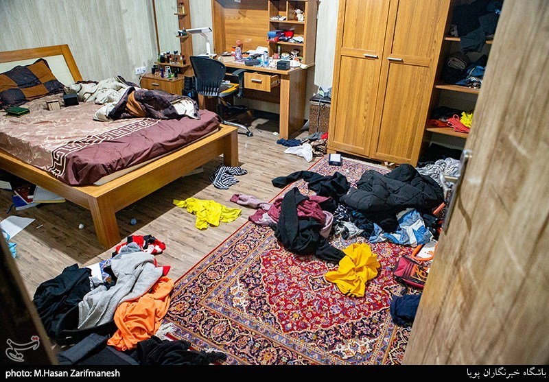 بهم ریختن منزل توسط سارقان