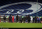 دیدار تیم های فوتبال استقلال و فولاد خوزستان