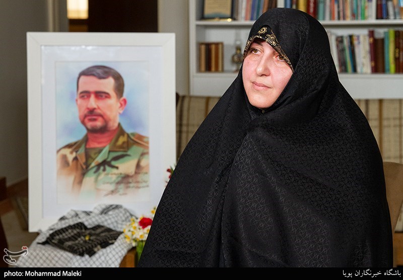 همسر شهید مدافع حرم حسینعلی پورابراهیمی