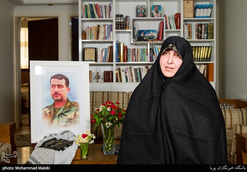 همسر شهید مدافع حرم حسینعلی پورابراهیمی