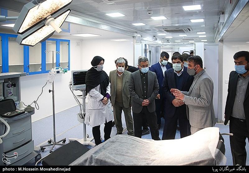 بزرگترین بیمارستان سیار کشور