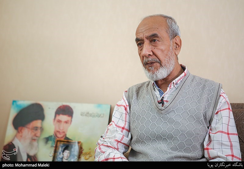 پدر شهید مدافع حرم سید حمید یزدانی