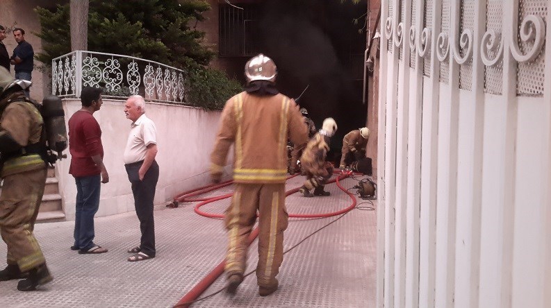 آتش‌نشانی , سازمان آتش‌نشانی تهران , آتش‌سوزی , حوادث , 