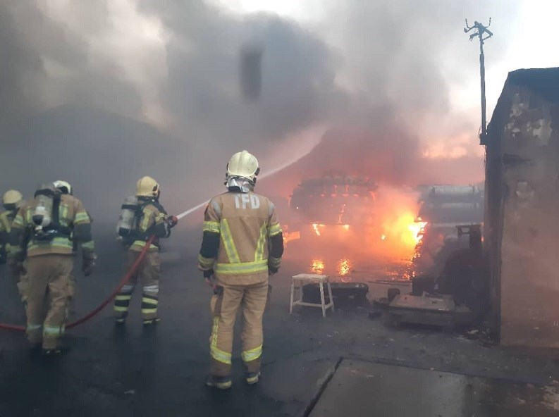 آتش‌نشانی , سازمان آتش‌نشانی تهران , آتش‌سوزی , حوادث , 