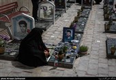 تحویل سال در کنار مزار مطهر سردار شهید قاسم سلیمانی