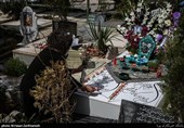 تحویل سال در کنار مزار مطهر سردار شهید قاسم سلیمانی