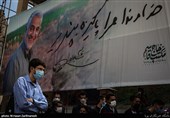 تحویل سال در کنار مزار مطهر سردار شهید قاسم سلیمانی