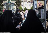 تحویل سال در کنار مزار مطهر سردار شهید قاسم سلیمانی