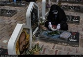 تحویل سال در کنار مزار مطهر سردار شهید قاسم سلیمانی