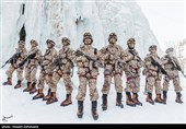 تمرین یخ نوردی یگان ویژه صابرین