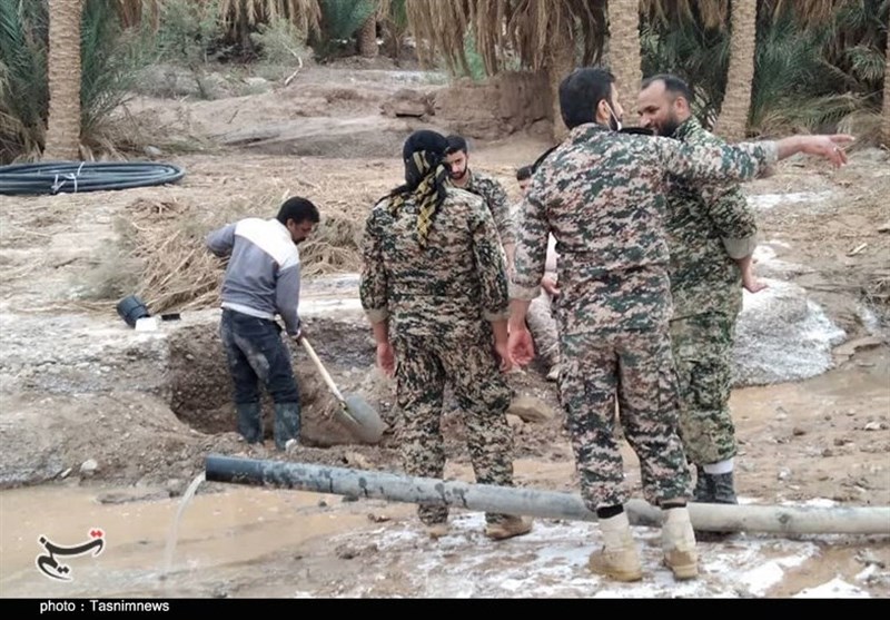 استان کرمان , سیل , سیل زده , گروه‌های جهادی , 