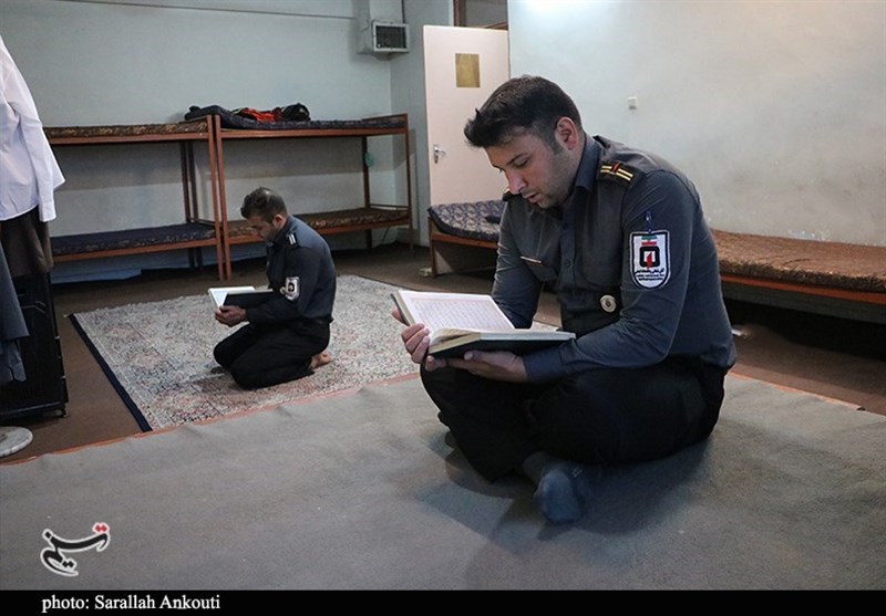 آتش‌نشانی , استان کرمان , ماه رمضان , 
