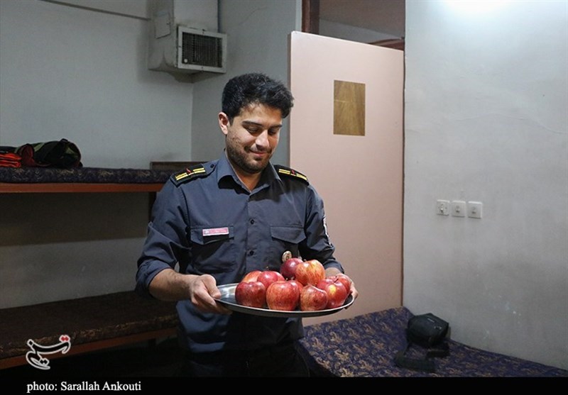 آتش‌نشانی , استان کرمان , ماه رمضان , 