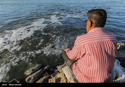 ماهی گیری در رودخانه کارون - اهواز