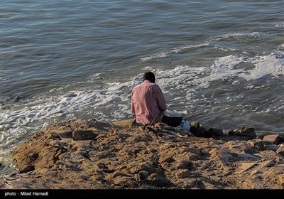 ماهی گیری در رودخانه کارون - اهواز