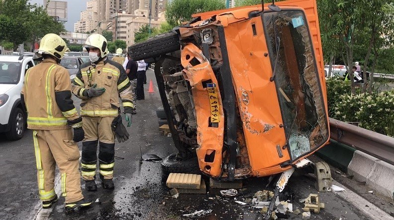 آتشنشانی , سازمان آتشنشانی تهران , پلیس راهور | پلیس راهنمایی و رانندگی , اورژانس , حوادث ,