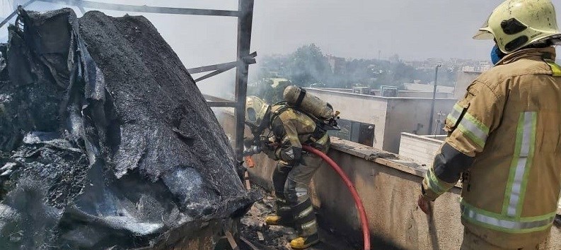 آتش‌نشانی , سازمان آتش‌نشانی تهران , آتش‌سوزی , حوادث , 