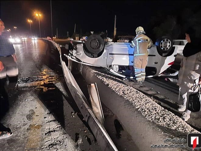 آتش‌نشانی , سازمان آتش‌نشانی تهران , حوادث , پلیس راهور | پلیس راهنمایی و رانندگی , 