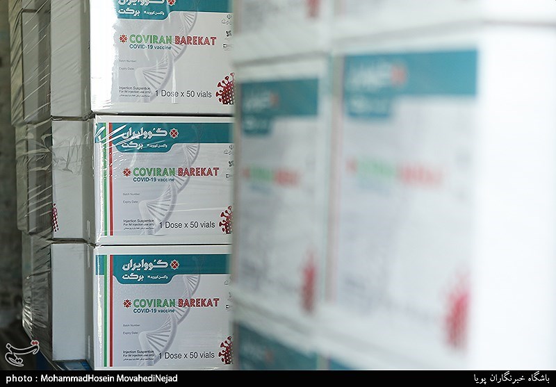 اولین محصول تولید شده واکسن کووایران برکت