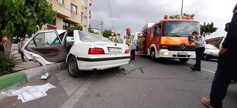 آتش‌نشانی , سازمان آتش‌نشانی تهران , حوادث , پلیس راهور | پلیس راهنمایی و رانندگی , اورژانس , 