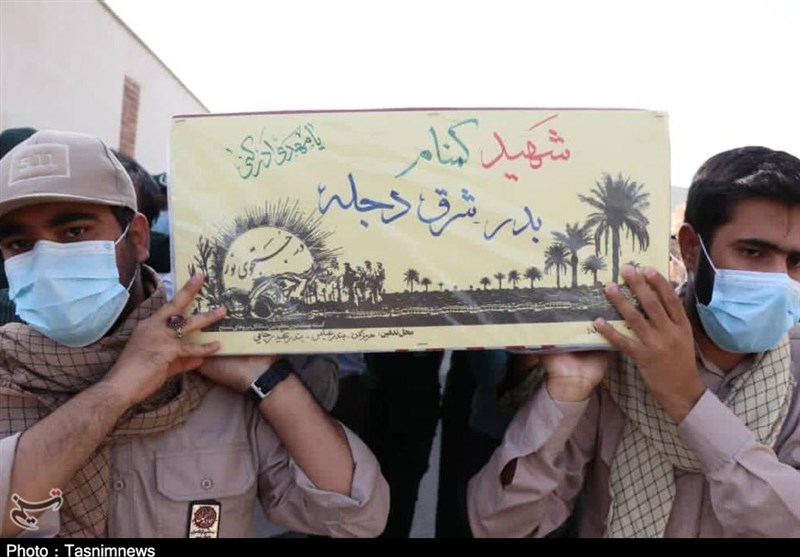 ‌بندر‌ شهید رجایی میزبان شهدای گمنام/ ‌تشییع پیکر مطهر 2 شهید گمنام در بزرگ‌ترین بندر تجاری ایران‌