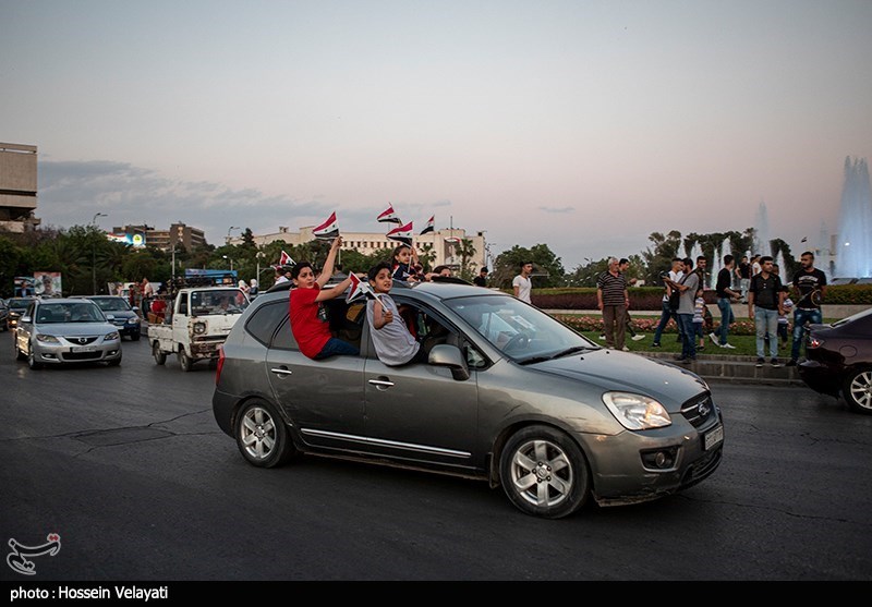 تبلیغات انتخابات ریاست جمهوری سوریه در دمشق