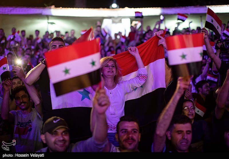 تبلیغات انتخابات ریاست جمهوری سوریه در دمشق